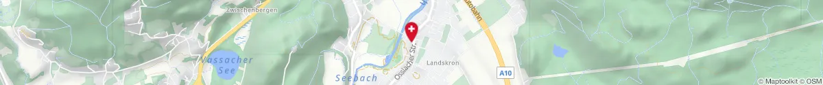 Kartendarstellung des Standorts für Apotheke Landskron in 9523 Landskron